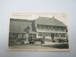 ALPIRSBACH , Rötenbach , Gasthof  ,  Schöne Karte  Um 1937 , Senkr. Knickspur - Alpirsbach