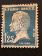 Timbre 180 Pasteur 1fr25 Bleu - Oblitérés