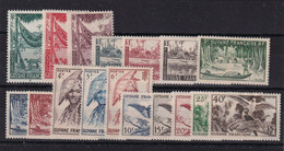 Guyane N°201/217 - Neuf * Avec Charnière - TB - Unused Stamps