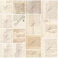 Brussel/Antwerpen/Ravenstein - Loterij/Loterie - Dossier Proces Ravensteinse Loterij ±1740 - 1743 (V1841) - Manuscritos