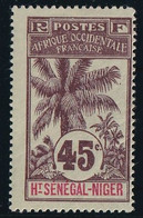 Haut Sénégal Et Niger N°12 - Neuf * Avec Charnière - TB - Unused Stamps