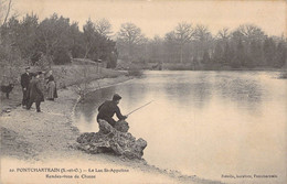 CPA - 78 - PONCHARTRAIN  - Le Lac St Appoline - Pêche - Fréville Buraliste PONTCHARTRAIN - O Liva PARIS - Otros & Sin Clasificación