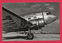 BELLE PHOTO REPRODUCTION AVION PLANE FLUGZEUG - TWA DOUGLAS DC3 THE LINDBERGH LINE - DC 3 - Aviación