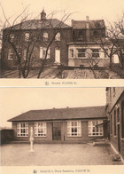 Essene ( Affligem ) : School En Klooster ---- 2 Kaarten - Affligem