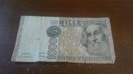 Billet Italien De 1000 Lires De 1982 Marco Polo - 1000 Lire