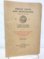 Indian Notes And Monographs No.43. - 4. Neuzeit (1789-1914)