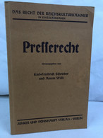 Presserecht : - Droit