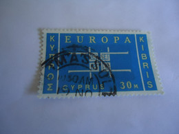 CYPRUS  USED    STAMPS EUROPA     WITH  POSTMARK - Autres & Non Classés