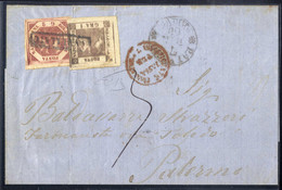 Cover 1860, Lettera Da Napoli Spedita Il 4 Dicembre 1860 A Palermo (periodo Di Dittatura Del Generale Giuseppe Garibaldi - Napels