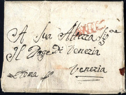 Cover "Otranto" 17...., Lettera Per Roma A Venezia Al Doge Con L'offerta Di Un Manoscritto Che Permette Di Trasformare L - Nápoles