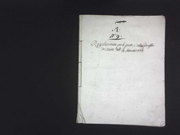 1772, Patenti D'approvazione Del Regolamento Per Le Poste, Della Tariffa De'diritti, E Dello Stato Delle Rotte, Nelle Qu - Sardinië