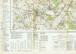 Institut Géographique Militaire Be - "REBECQ-ROGNON-ITTRE" - N° 39/1-2 - Edition: 1954 - Echelle 1/25.000 - Cartes Topographiques