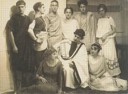 Foto Riproduzione  ALINARI "Copyright Fratelli Alinari "  Foto Gruppo Di Teatranti  " - Professions