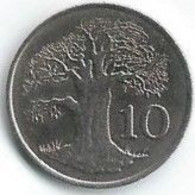 M802 - ZIMBABWE - 10 CENT 1987 - Simbabwe