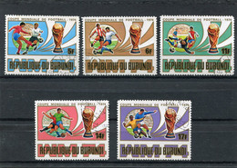 BURUNDI   N°  612 A 616  (Y&T)  (Oblitéré) - Used Stamps