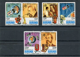 BURUNDI   N°  703 A 708  (Y&T)  (Oblitéré) - Used Stamps