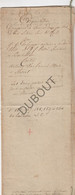 Wilsele/Herent - Notarisakte - ± 1800 - Verkoop Van Gronden (V1831) - Manuscritos