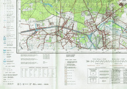 Institut Géographique Militaire Be - "JURBISE-OBOURG" - N° 45/3-4 - Edition: 1966 - Echelle 1/25.000 - Cartes Topographiques