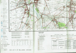 Institut Géographique Militaire Be - "QUIEVRAIN-St-GHISLAIN" - N° 45/5-6 - Edition: 1967 - Echelle 1/25.000 - Cartes Topographiques