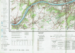 Institut Géographique Militaire Be - "ANDENNE-COUTHUIN" - N° 48/1-2 - Edition: 1967 - Echelle 1/25.000 - Cartes Topographiques