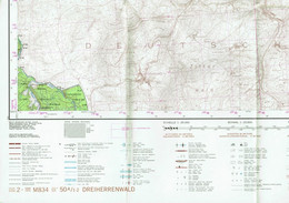 Institut Géographique Militaire Be - "DREIHERRENWALD" - N° 50A/1-2 - Edition: 1976 - Echelle 1/25.000 - Cartes Topographiques