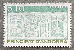 ADFR0317U - Type Écu Primitif Des Vallées - 10 C Used Stamp - French Andorra - 1983 - Gebruikt