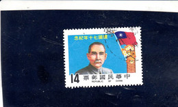 TAIWAN-FORMOSA  1981 - Yvert   1376° - Ciang Kay C. - Gebruikt