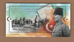 AC - TURKEY BLOCK STAMP -  CENTENARY OF THE ARMISTICE OF MUDANYA MNH 11 OCTOBER 2022 - Nuovi