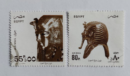 N° 219 Et 220       Masque En Or De Toutankhamon  -  Oblitérés - Airmail