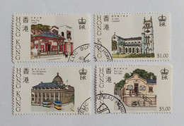 N° 433 à 436      Edifices Historiques - Used Stamps