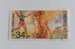 N° 420       Jeux Olympiques D' Athènes 2004  -  Athlète En Course  -  Oblitéré - Used Stamps