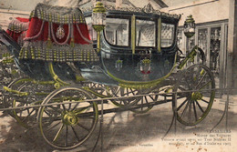 VOITURE AYANT SERVI AU TSAR NICOLAS II EN 1897 ET AU ROI D ITALIE EN 1903 COULEUR REF 4227 - Taxi & Carrozzelle