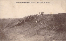 CPA MILITARIAT - Camp De Valdahon - Manoeuvre De Tanks - A Girod - Maniobras