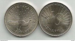 Macedonia 10 Denari 2017. KM#31 High Grade From Bank Bag - North Macedonia