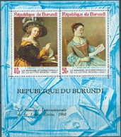 Série Neuve** Burundi 1968,  BFn°25  YT, Semaine De La Lettre écrite, Dentelé - Blocchi & Foglietti