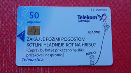 Telekom Slovenije.50 Impulzov.Zakaj Je Pozimi Pogosto V Kotlini Hladneje Kot Na Hribu? - Slovénie