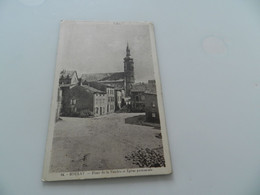 Cp  Boulay  Place  De  La  Vendée  Et  église  Paroissiale - Boulay Moselle