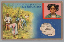 LA REUNION  / CARTE PUBLICITAIRE ANCIENNE LION NOIR (ref 8576c) - Réunion