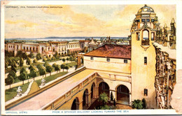 California San Diego 1914 Panama-Pacific Expo View From A Spanish Balcony Looking Toward The Sea - San Diego