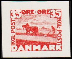 1930. DANMARK. Essay. Flovmand Med Heste. 35 øre. - JF525207 - Proeven & Herdrukken