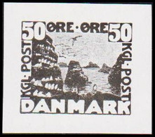 1930. DANMARK. Essay. Klipper På Færøerne. 50 øre. - JF525224 - Prove E Ristampe