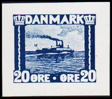 1930. DANMARK. Essay. Færge. 20 øre. - JF525237 - Proofs & Reprints