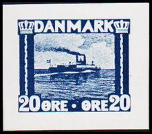 1930. DANMARK. Essay. Færge. 20 øre. - JF525237 - Proeven & Herdrukken