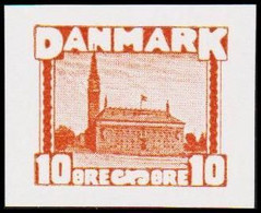 1930. DANMARK. Essay. Københavns Rådhus - City Hall. 10 øre. - JF525245 - Prove E Ristampe