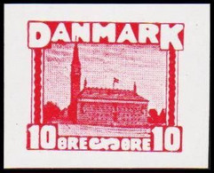 1930. DANMARK. Essay. Københavns Rådhus - City Hall. 10 øre. - JF525254 - Probe- Und Nachdrucke