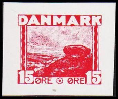 1930. DANMARK. Essay. Gravhøj - Stendysse. 15 øre. - JF525255 - Proofs & Reprints