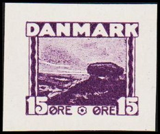 1930. DANMARK. Essay. Gravhøj - Stendysse. 15 øre. - JF525256 - Proofs & Reprints