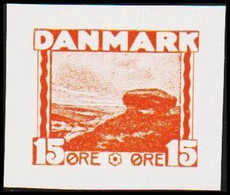 1930. DANMARK. Essay. Gravhøj - Stendysse. 15 øre. - JF525257 - Proofs & Reprints