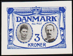 1930. DANMARK. Essay. Frederik VIII & Louise. 3 KRONER. - JF525275 - Neufs