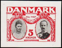 1930. DANMARK. Essay. Frederik VIII & Louise. 5 KRONER. - JF525289 - Neufs